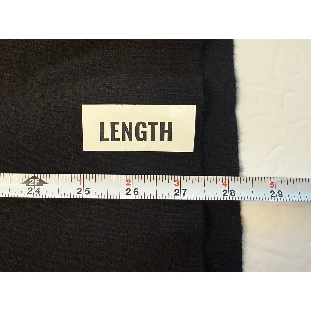 Alice + Olivia Black Long Sleeve Sweater Keyhole Neck SZ. L  6% Cashmere Career - Picture 8 of 8